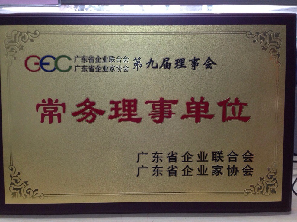 广东省企业联合会常务理事单位